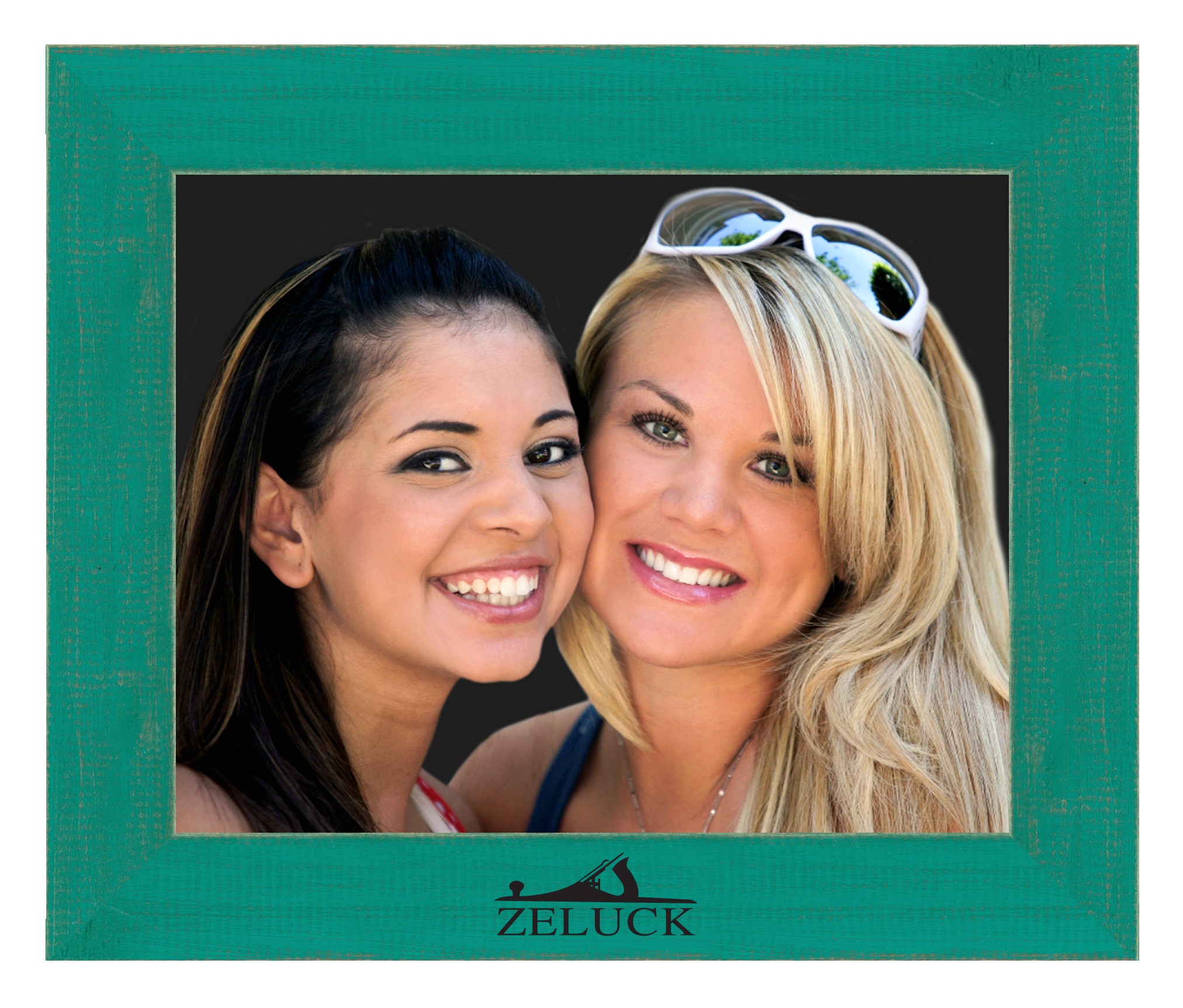 Santa Fe 5" x 7" Teal Frame - - Picture Frames