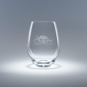 15.25 Oz. Individually Boxed Elite White Stemless Glass