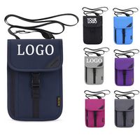 Nylon RFID Passport Holder: Secure Travel Wallet - Pouches, Wallets
