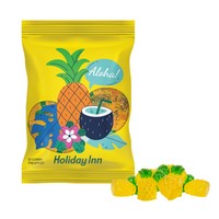 4 oz. Full Color Digibag™ with 3D Gummy Pineapples