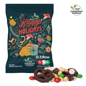 4oz. ECO- Digibag™, Holiday M&M Snack Mix