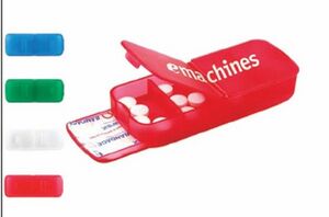 Plastic Bandage Dispenser w/Pill Case