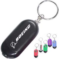 Oval 2-in-1 Flashlight & Compass Keychain - Flashlights, Key Chains / Rings