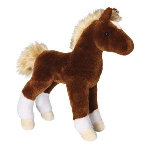 Teak Chestnut Foal Stuffed Animal - Stuffed Animals, Toys