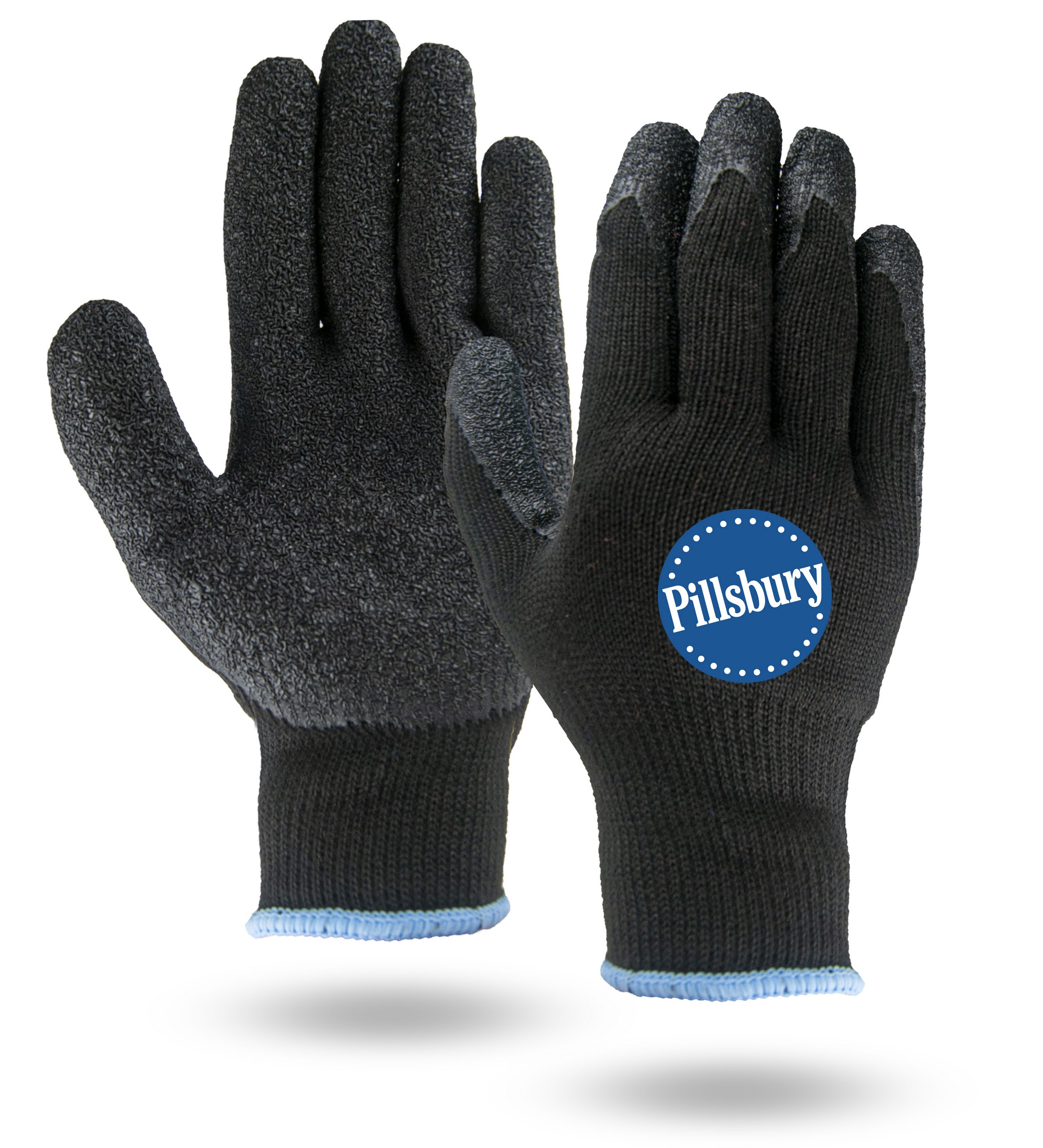 Black Palm Dipped Gloves - Gloves