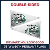 36" x 60" Pennant Flag - Double Sided - Flags, Pennants