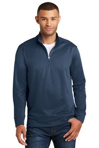 Port & Co™ Performance Fleece 1/4-Zip Pullover Sweatshirt.