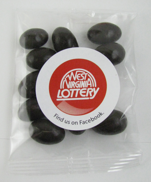 1 Oz. Goody Bag Dark Chocolate Almonds