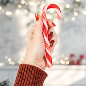 Large Candy Cane w/ Blank Wrapper