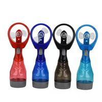 Deluxe Handheld Battery Powered Misting Fan - Fans, Coolers