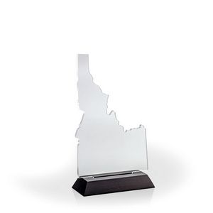 Idaho Award with Black Wood Base - UV Print