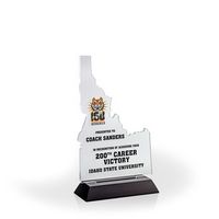 Idaho Award with Black Wood Base - UV Print