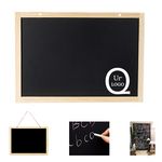 Double-Sided MDF Framed Blackboard w/ Pre-Drilled Holes