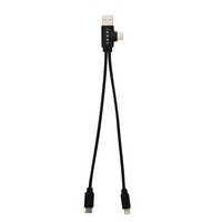 Dual Connect Recycled Multi-charge Cable