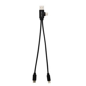 Dual Connect Recycled Multi-charge Cable