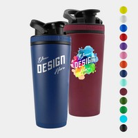 26 oz Ice Shaker® Stainless Steel Insulated Protein Shaker Bottle - Shakers, Bottles