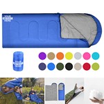 Camping Envelope Sleeping Bag with Drawstring Bag