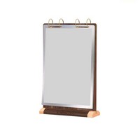 A4 Wooden PVC Page Turner Card Stand Flip Menu Holder - Stands, Cases