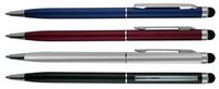 Lincoln Stylus Metal Pen- Silver Trim - Pens, Styluses
