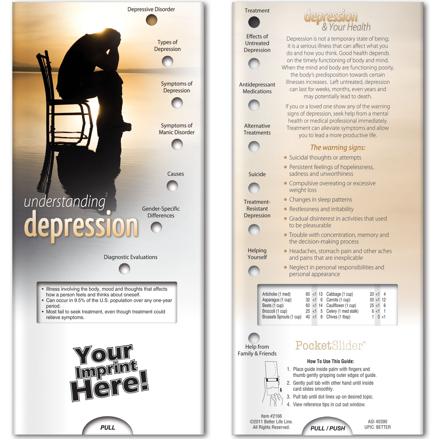 Pocket Slider - Understanding Depression - Charts, Brochures