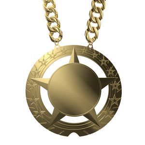 Express Super Star Champ Chain Medal w/ Plastic Chain