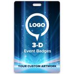 Lenticular 3D Event Badges (3.5"x5.5")