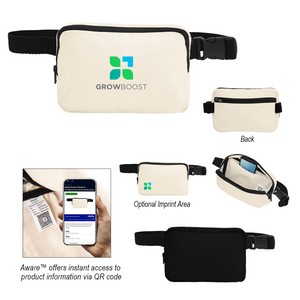 Aware™ 10 Oz. Recycled Cotton Canvas Belt Bag