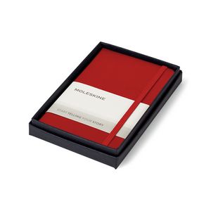 Moleskine® Pocket Notebook Gift Set - Red