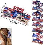 American Flag Hair Clip
