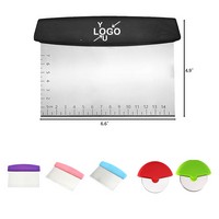 Stainless Steel Dough Cutter and Pizza Scraper - Knives