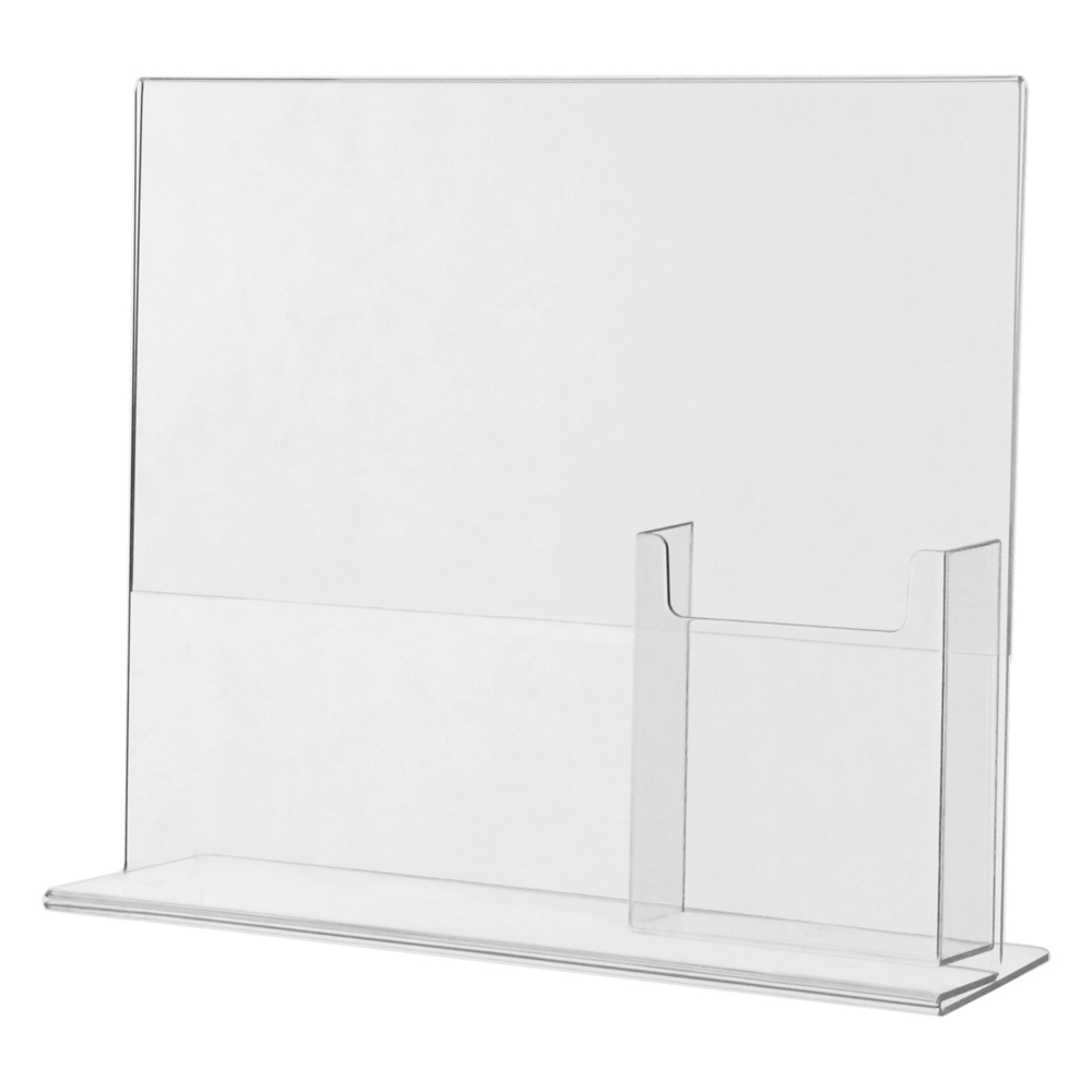 Frame w/Brochure Holder (4") - Displays, Cases