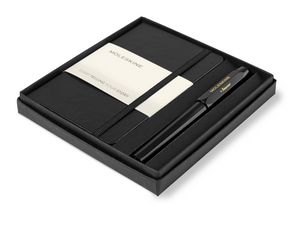 Moleskine® Pocket Notebook and Kaweco Pen Gift Set - Black