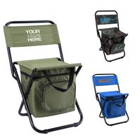 Portable Foldable Camping Chair with Cooler Bag - Chairs, Coolers