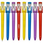 Plastic Funny Twist Ballpoint Pen w/Hourglass
