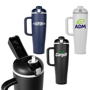 MaxHydrate 40oz. Pop Straw Bottle