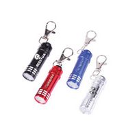 Triple LED Flashlight w/Lobster Claw - Flashlights, Key Chains / Rings
