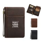 Leather Cigar Travel Case W/ Wrist Strap