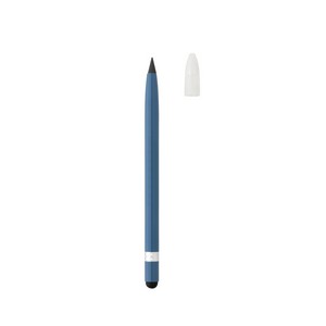 Aluminum Inkless Pen with Eraser - Blue