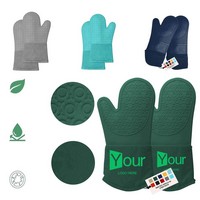 Free Soft Silicone Oven Mitts Ultra Heat Resistant Oven Mitts - Gloves