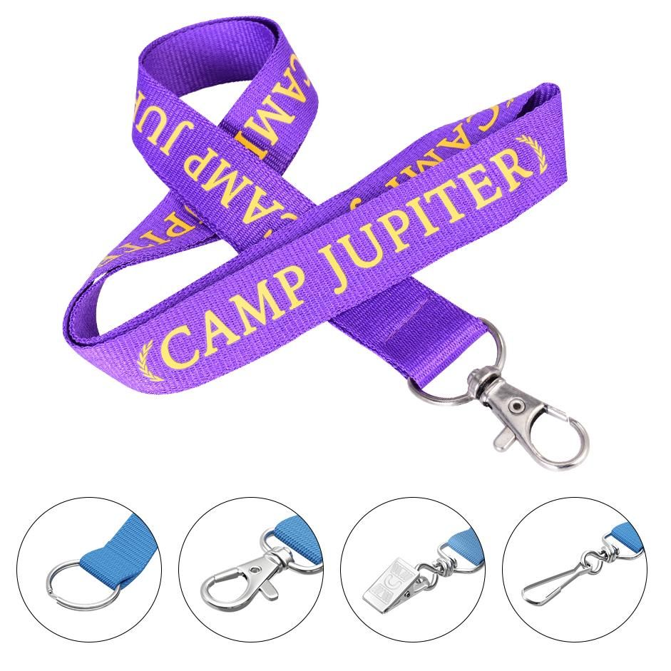 1/2" Imprinted Polyester Lanyard - Lanyards