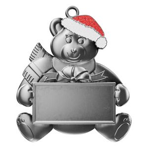 Vibraprint® Bear Holiday Ornament (2-1/2")