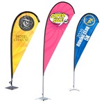Custom 6' X 3' Small Teardrop Flags