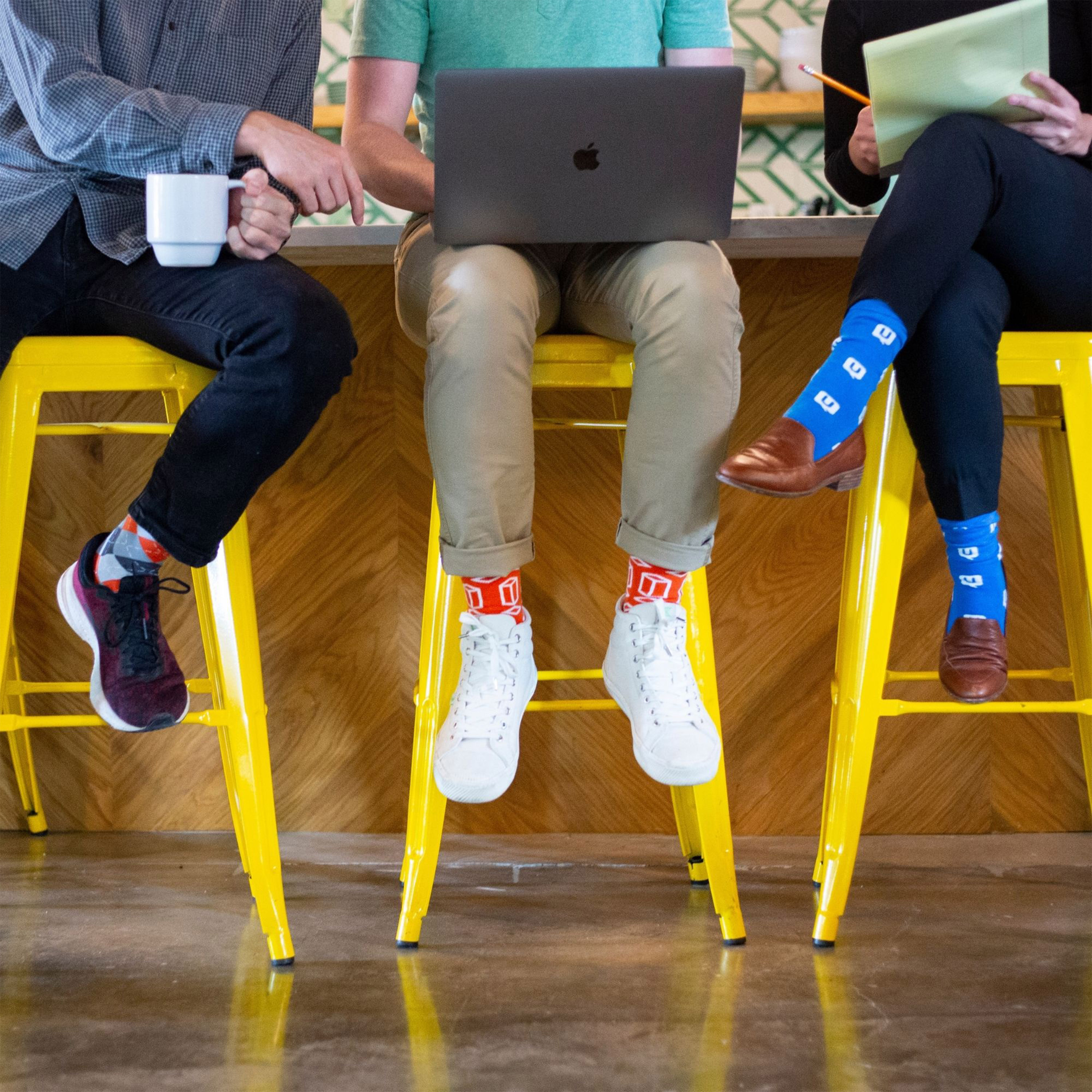 Crew Conference Socks - Professional Footwear for Networking Events - American Made - Socks