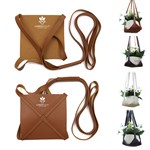 Leather Flower Pot Tray, Gardening Decoration