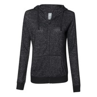J. America Women's Cozy Jersey Hooded Full-Zip - 8656 - Sweats, Hoodies