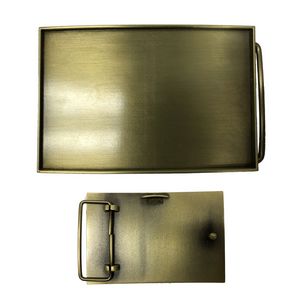 Vibraprint® Matte Rectangle Belt Buckle (3-3/4" x 2-1/2")