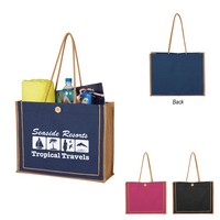 Paradise Jute Tote Bag