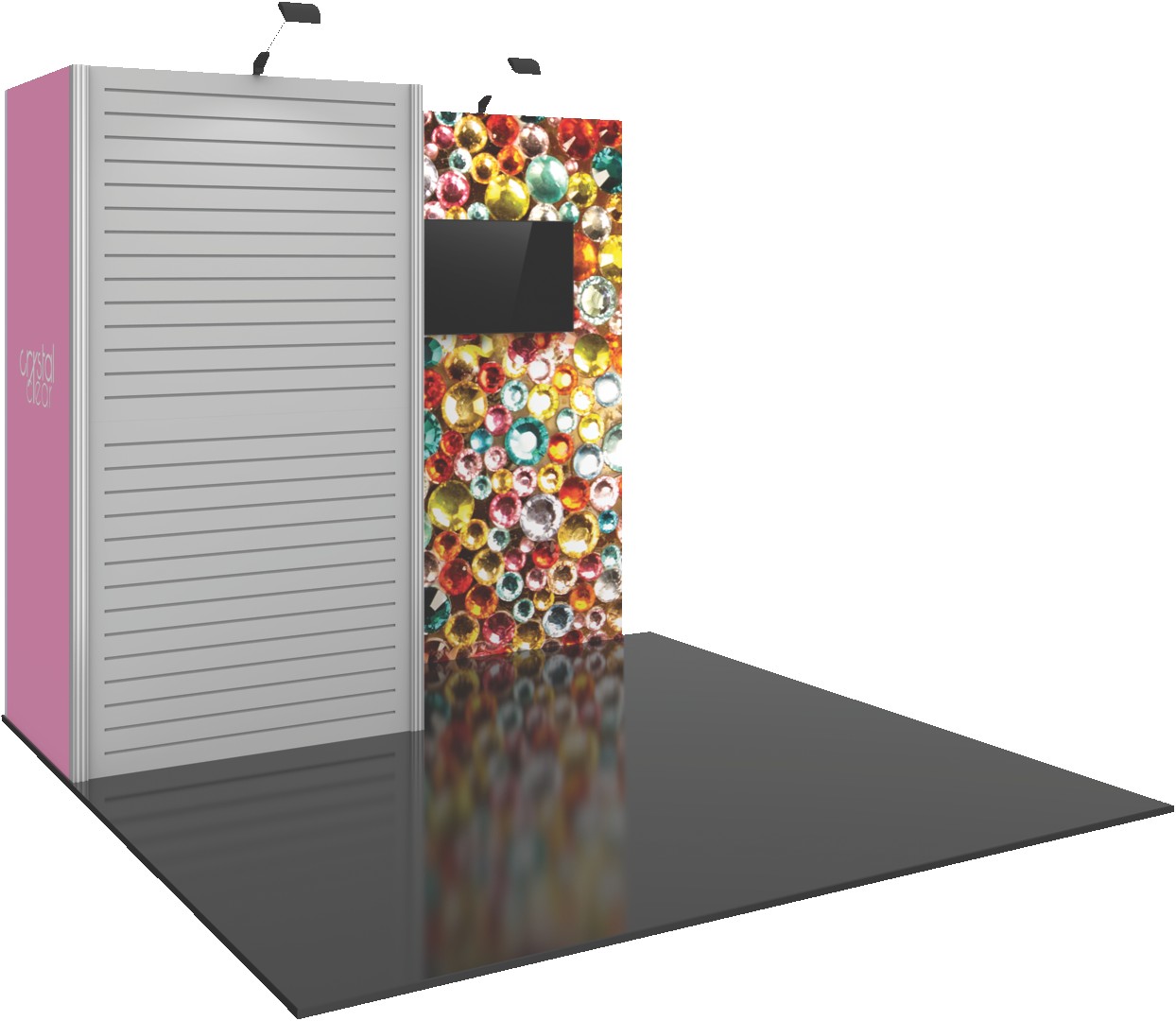 Vector Frame Master 10' Modular Backwall Kit 25 - Displays