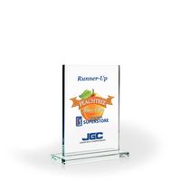 Acclaim Glass Rectangle with Base, Medium - UV Printed