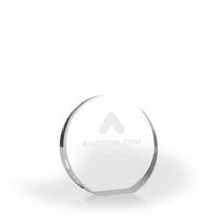 Halo Beveled Crystal Circle, Large